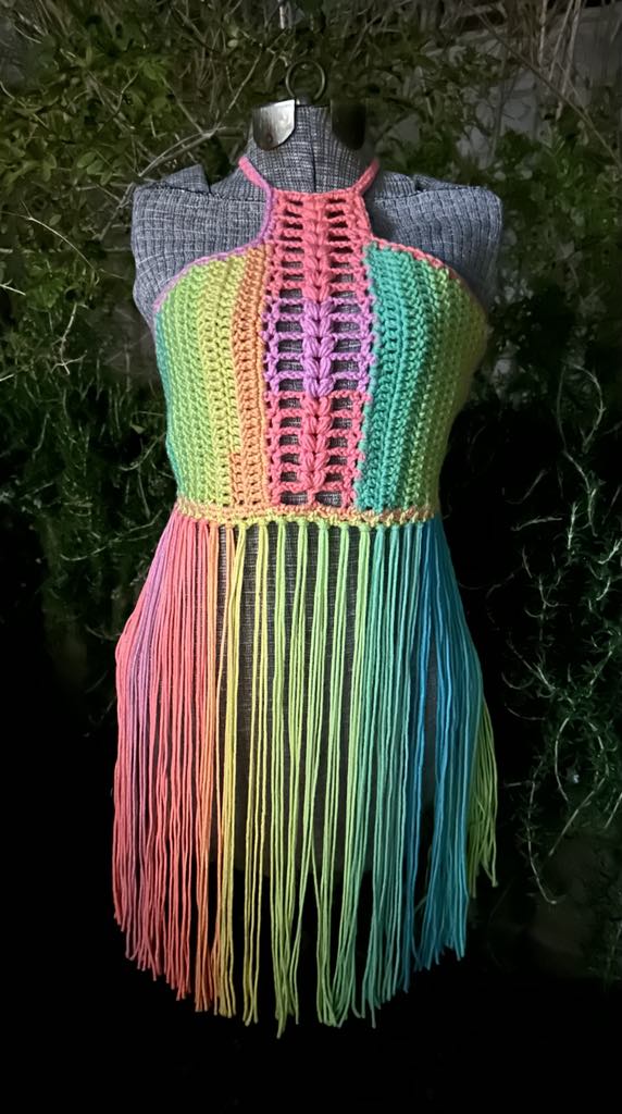 Rainbow Halter Top Ama's Unicorn Rainbow Halter Top Ama's Unicorn