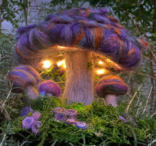 Light up Mushroom Sculpture